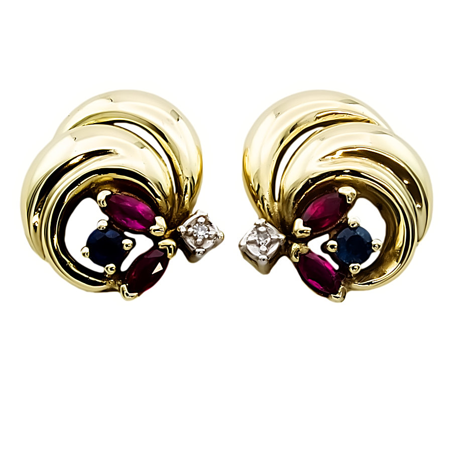 9ct gold 3.5g Stud Earrings